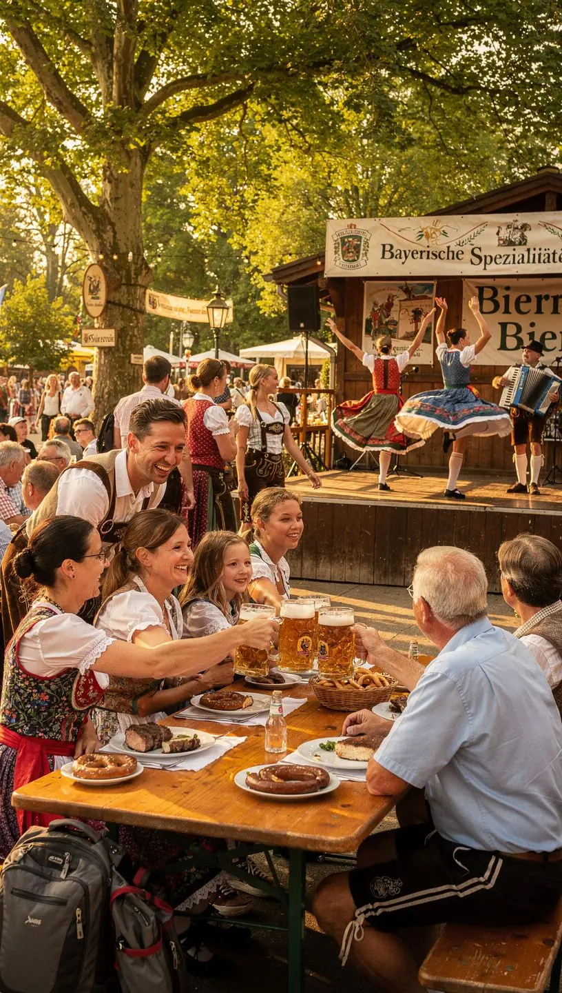 Touristen, die an einer geführten Stadtbesichtigung teilnehmen und lokale Sehenswürdigkeiten erkunden.